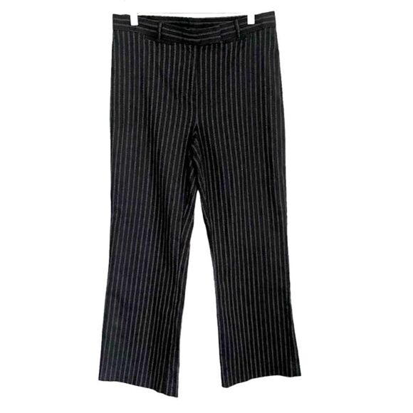 NOH Navy Blue & White Striped Trousers - Picture 3 of 9
